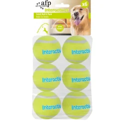 All for Paws Fetch&Treat täyttötennispallot 6,5cm 6-pack