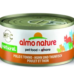 Almo Nature HFC -kissan märkäruoka, kana ja tonnikala 70 g