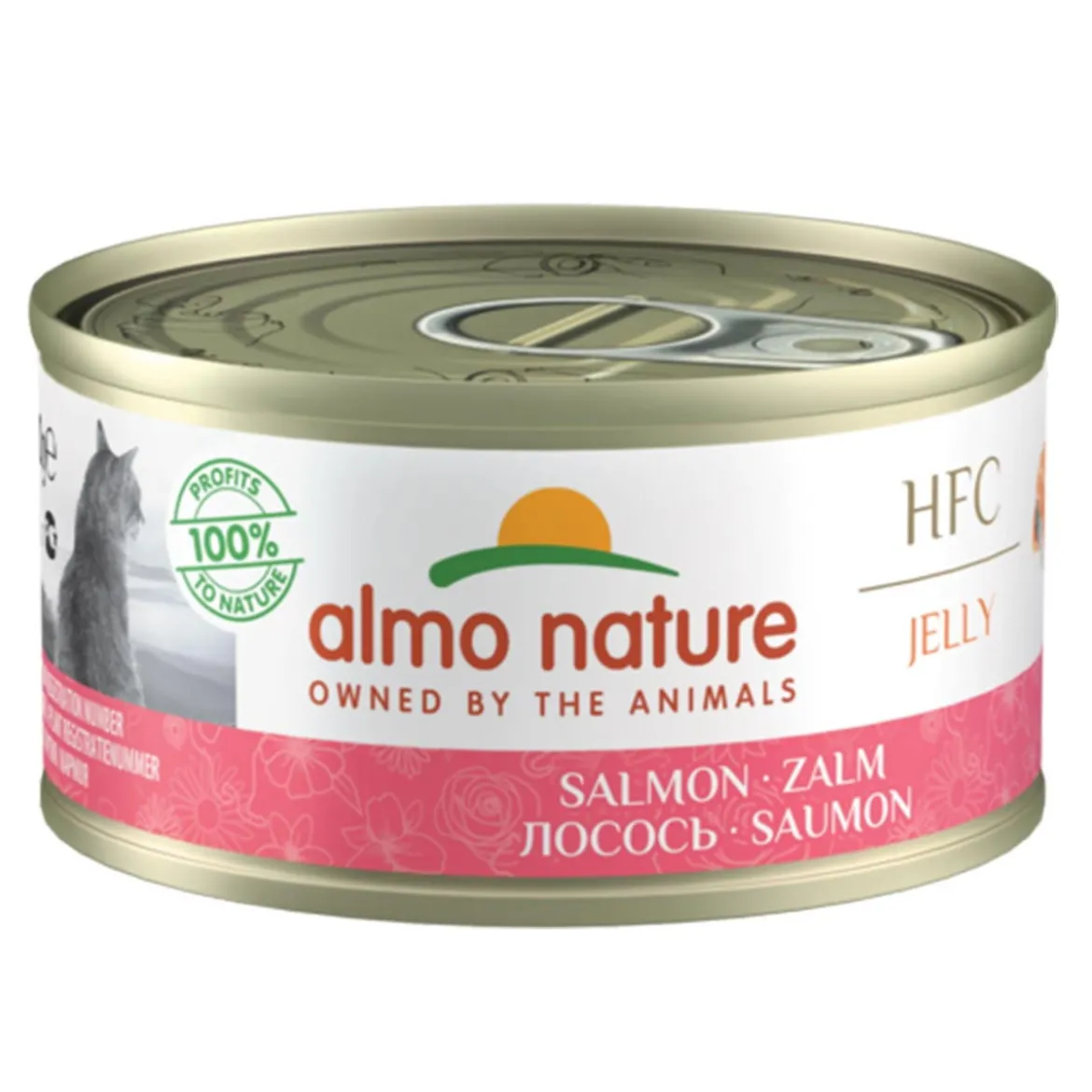 Almo Nature HFC -kissan märkäruoka hyytelössä, lohi 70 g