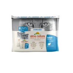 Almo Nature Holistic cat sterilised 6x70g