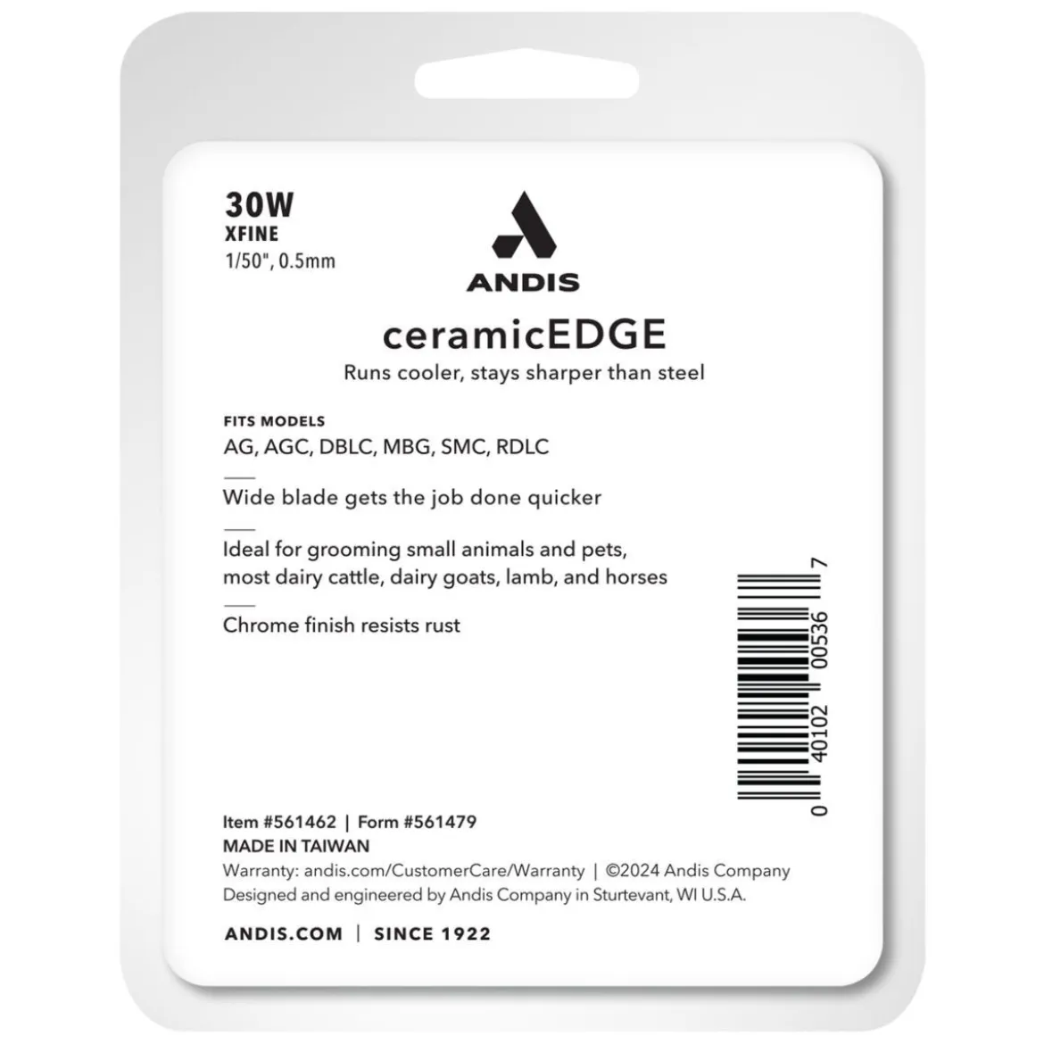 Andis CeramicEdge Wide leveä terä
