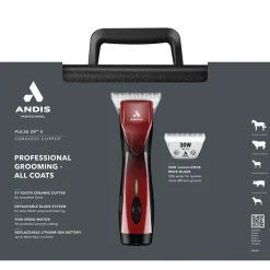 Andis Pulse ZR II Wide trimmauskone punainen