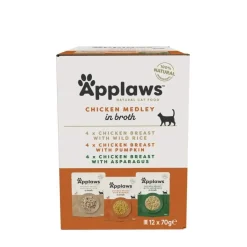 Applaws Cat Kanaa liemessä, multipack 12x70g
