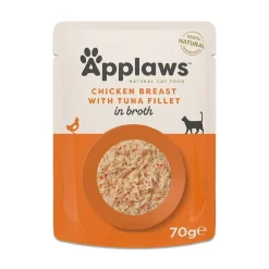 Applaws Kana ja tonnikalafilee liemessä 70 g