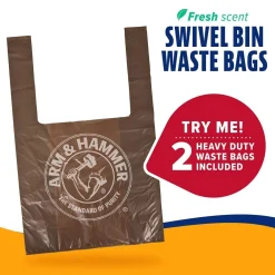 Arm & Hammer ™ Swivel Bin & Rake