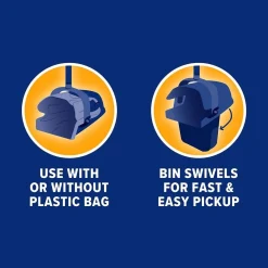 Arm & Hammer ™ Swivel Bin & Rake