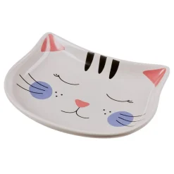 Basic CatFace keraaminen kissankuppi, harmaa