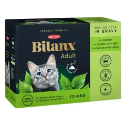 Best Friend Bilanx Adult kana, nauta & kalkkuna 12 x 85 g