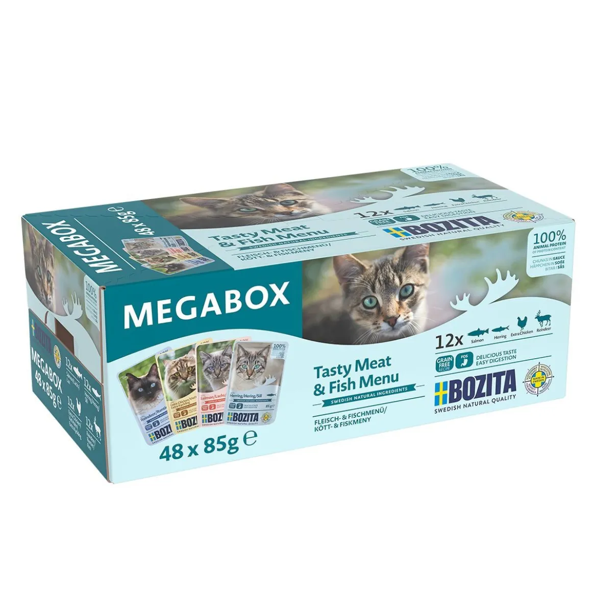 Bozita cat pouch Megabox 48x85g