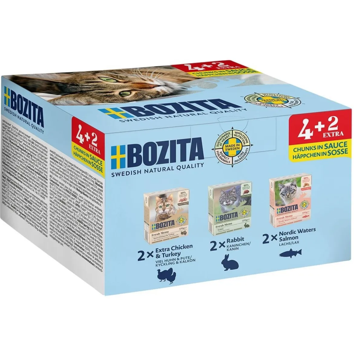 Bozita Cat Tetra Mixpack 6 x 370g