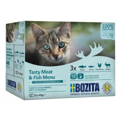 Bozita Feline kala-ja lihalajitelma multibox 12 x 85g