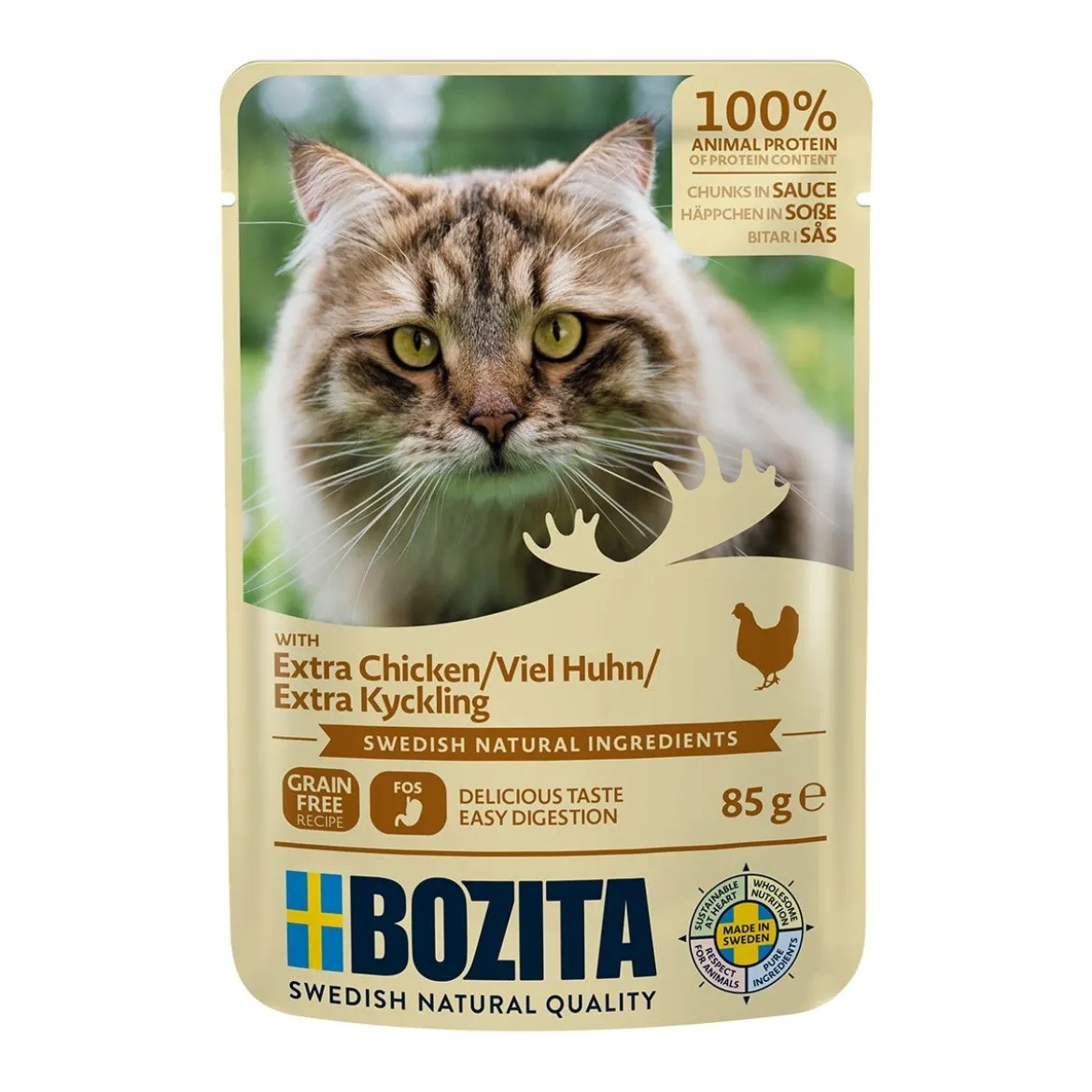 Bozita Feline kanaa kastikkeessa 85g