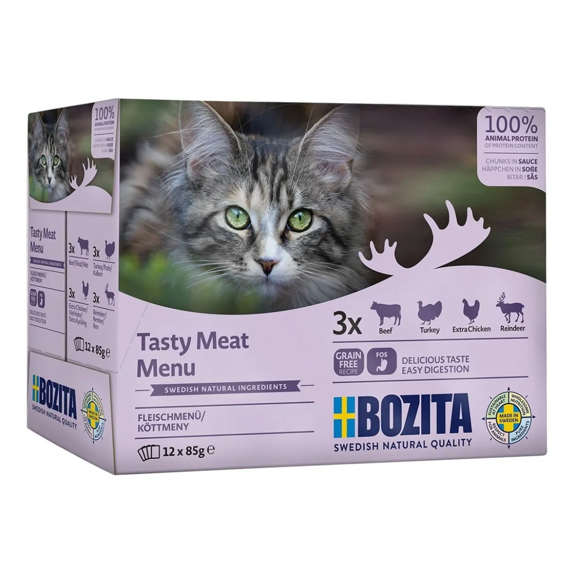 Bozita Feline lihalajitelma multibox 12 x 85g
