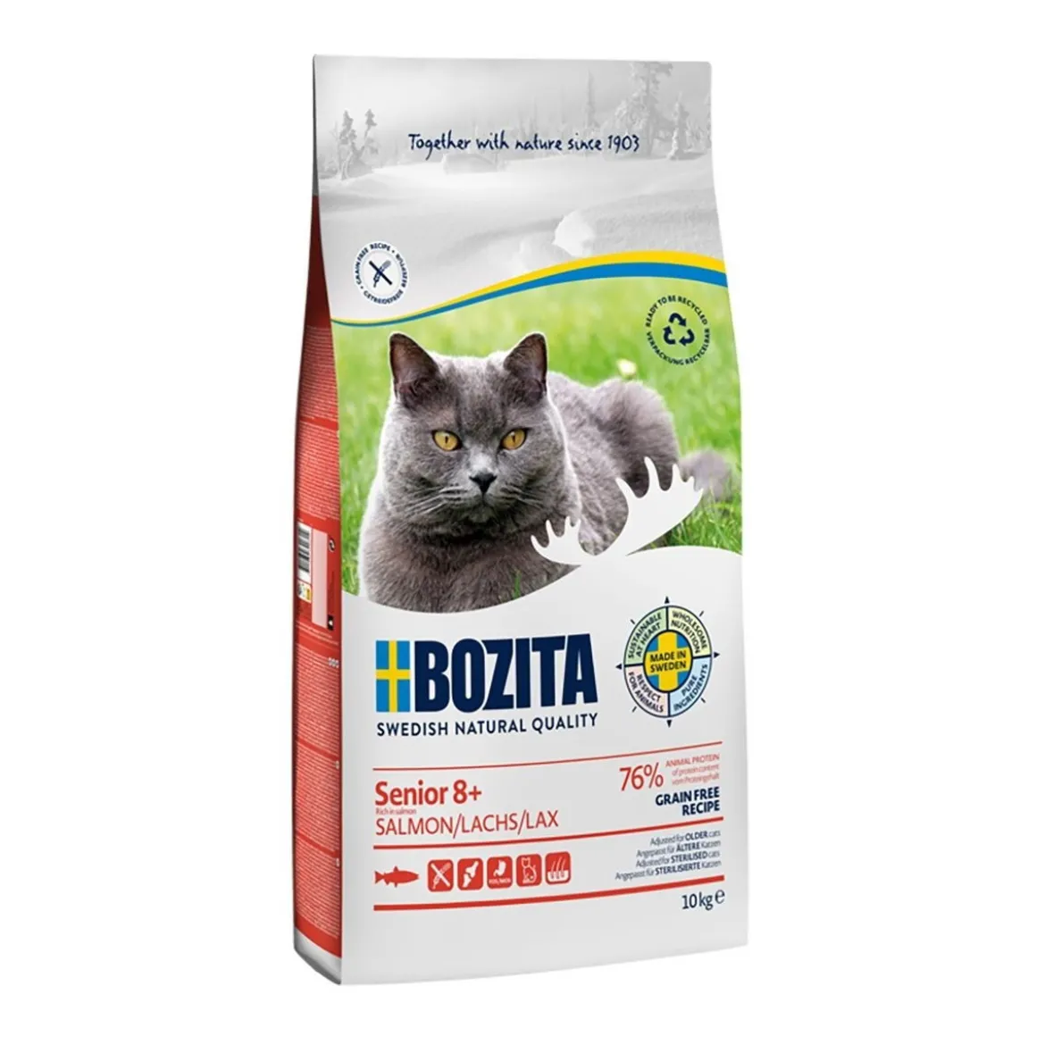 Bozita GF Senior 8+ Salmon
