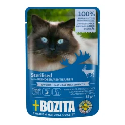 Bozita Indoor & Sterilised poro kastikkeessa 85 g