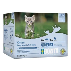 Bozita kitten lajitelma kastikkeessa 12x85 g
