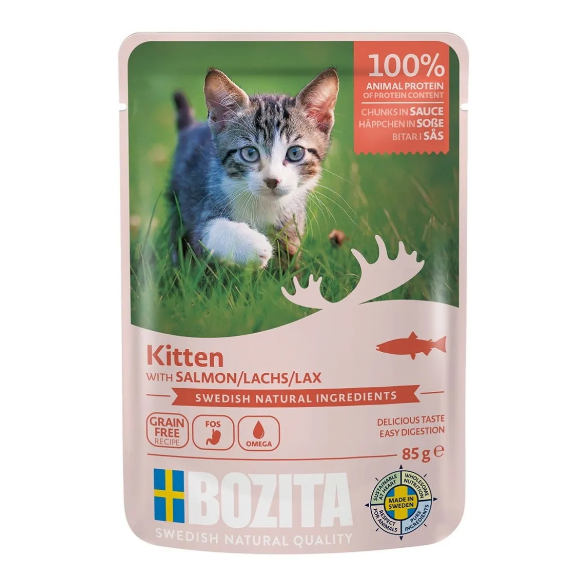 Bozita kitten lohi kastikkeessa 85 g