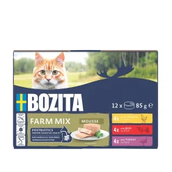 Bozita Mousse Mixed Farm 12x85g