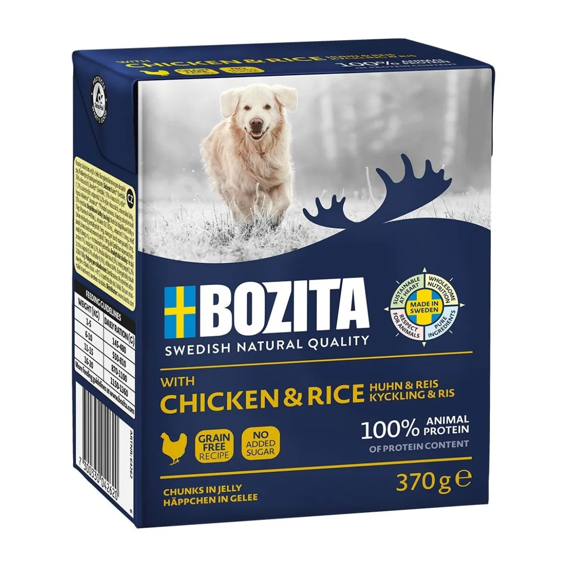Bozita Naturals kana & riisi 370g