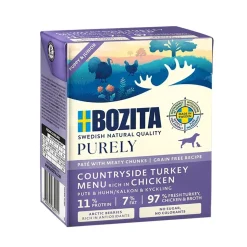 Bozita Purley Paté Puppy & Junior Turkey 370g