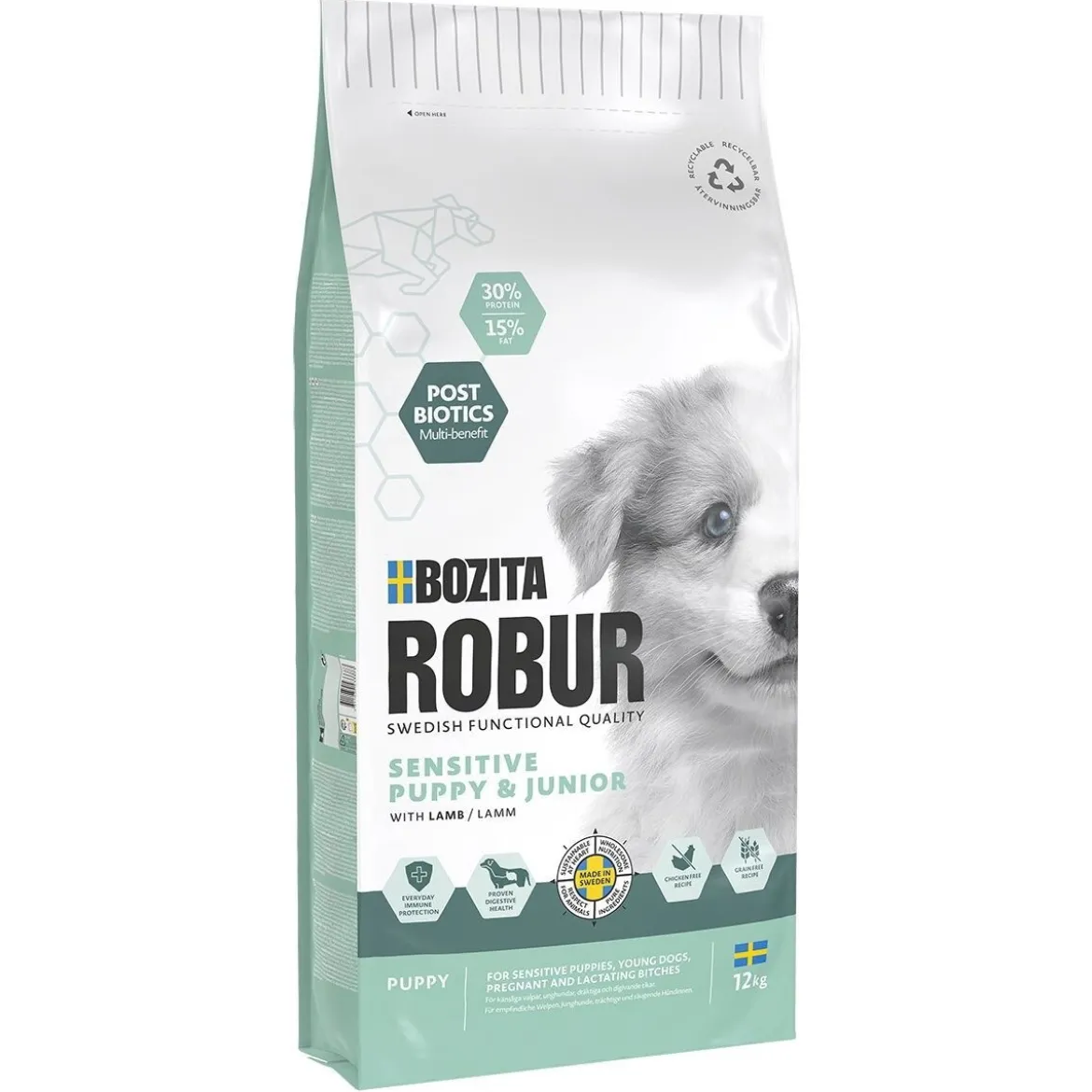 Bozita Robur Sensitive Grain Free Puppy 2x12 kg