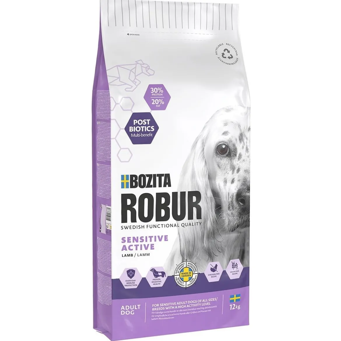 Bozita Robur Sensitive Grain Free Active