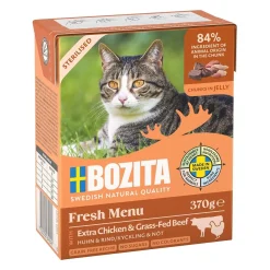 Bozita Sterilised kana & nauta hyytelössä 370 g