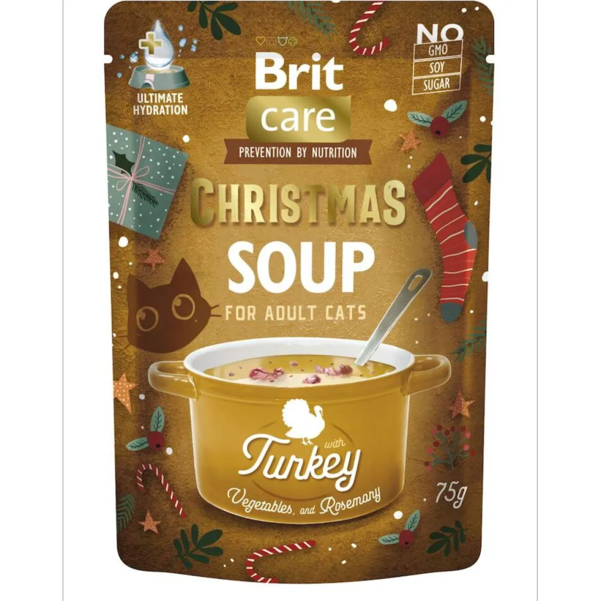 Brit Care Cat Christmas Turkey Soup 75g