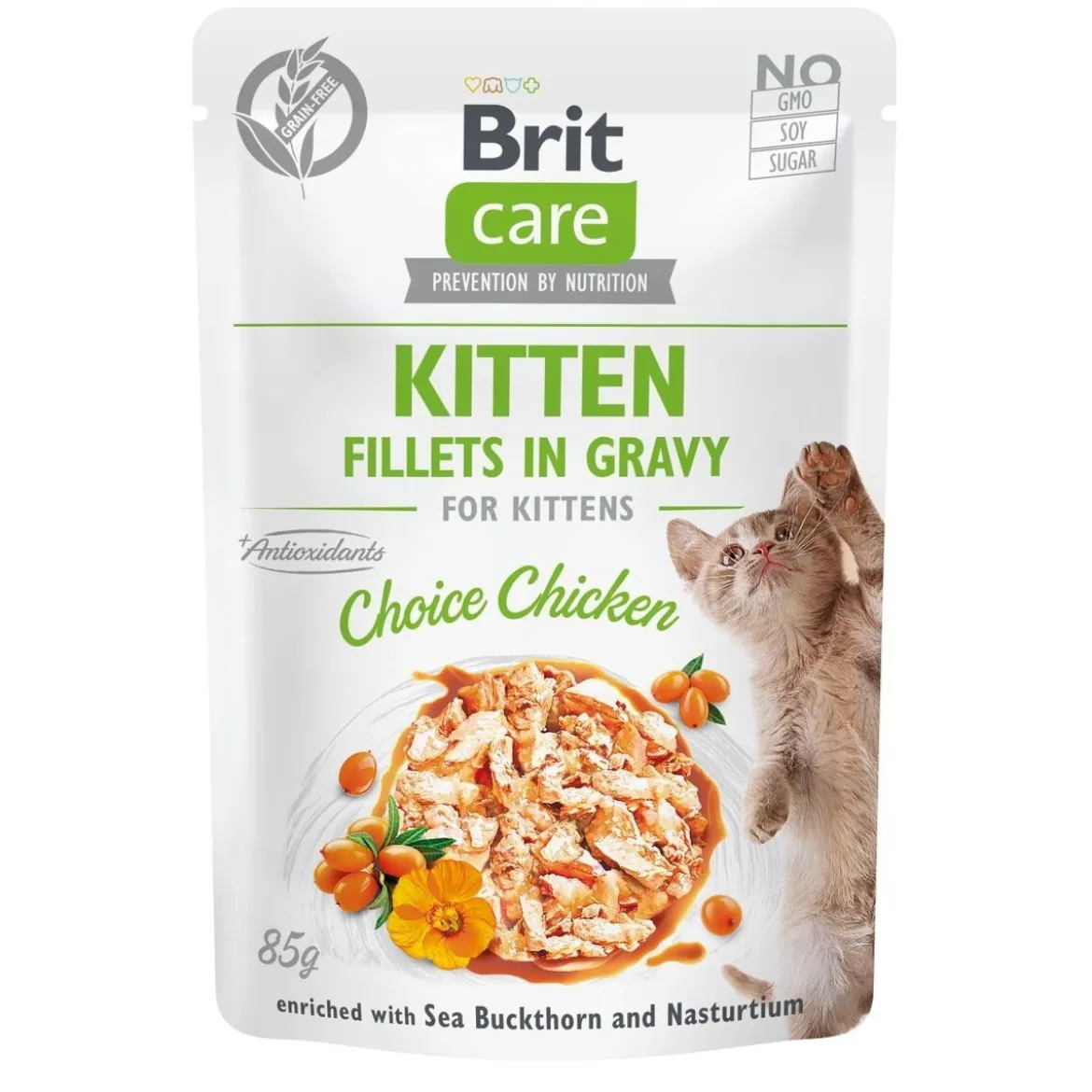 Brit Care Cat Kitten kana kastikkeessa 85 g