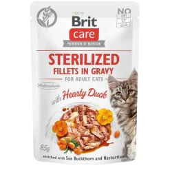 Brit Care Cat Sterilized ankka kastikkeessa 85 g