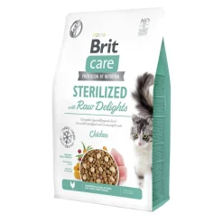 Brit Care Cat Sterilized with Raw Delights 2kg