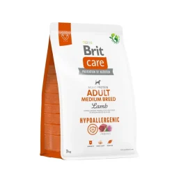 Brit Care Dog Adult Medium Breed Hypoallergenic Lamb 2x12 kg