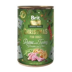 Brit Care Dog Christmas can Rabbit and Turkey 400g