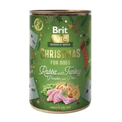Brit Care Dog Christmas can Rabbit and Turkey 400g