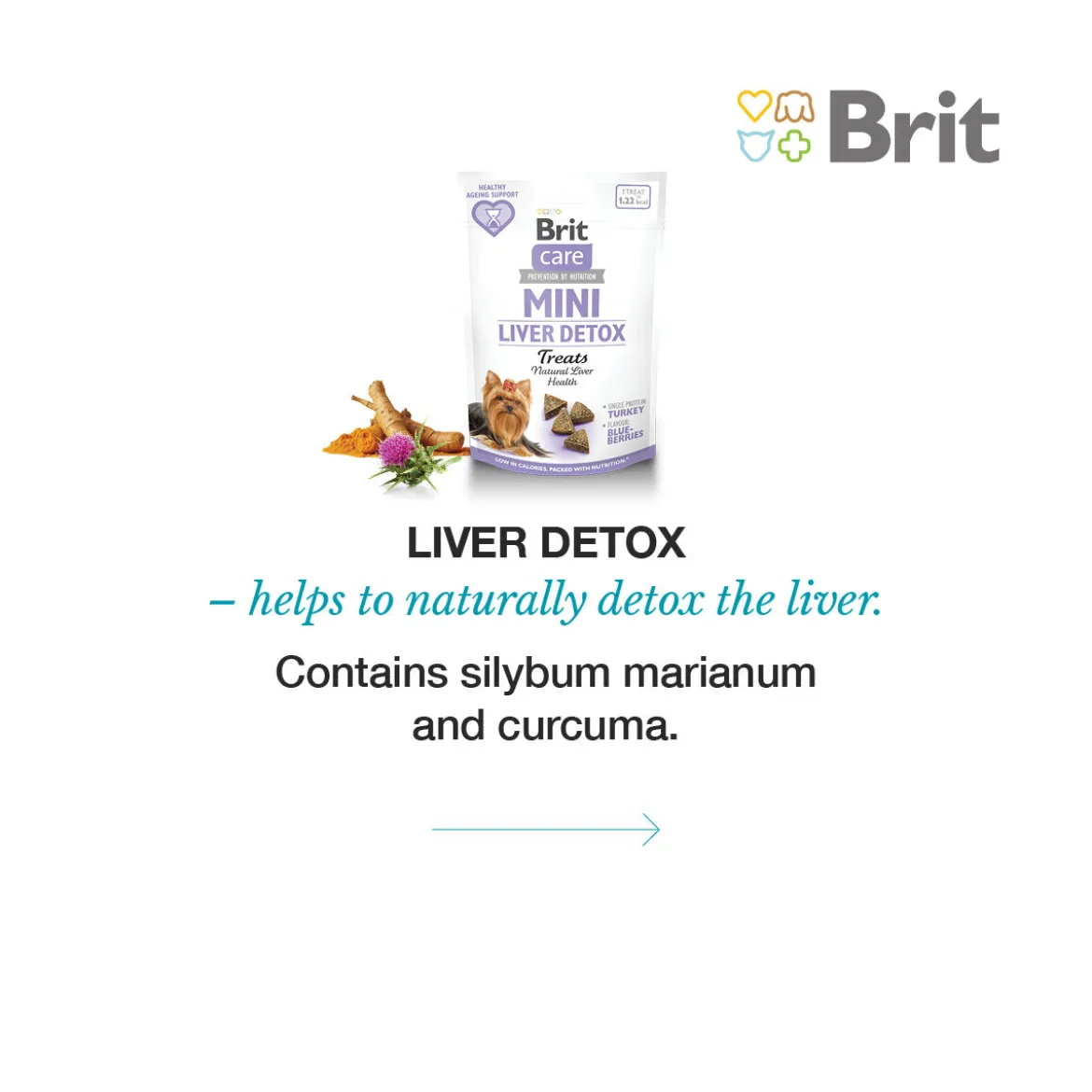 Brit Care Dog Miniherkut LIVER DETOX 50 g