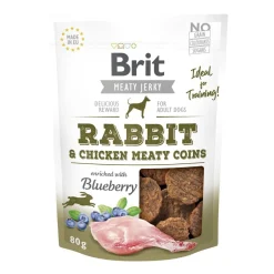 Brit Care Jerky Meaty Coins jänis 80 g