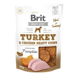 Brit Care Jerky Meaty Coins kalkkuna