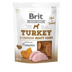 Brit Care Jerky Meaty Coins kalkkuna