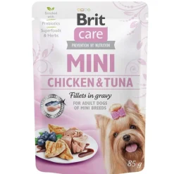 Brit Care Mini kanaa ja tonnikalaa kastikkeessa 85 g