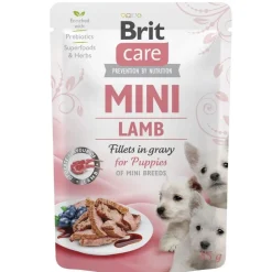 Brit Care Mini Puppy lammasta kastikkeessa 85 g
