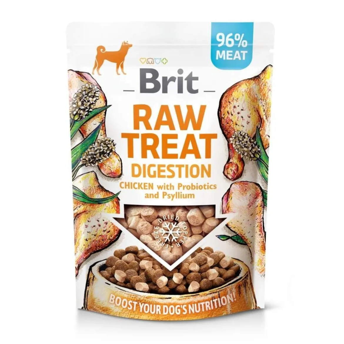 Brit Care RAW Digestion kana-possuherkku koiralle 40 g
