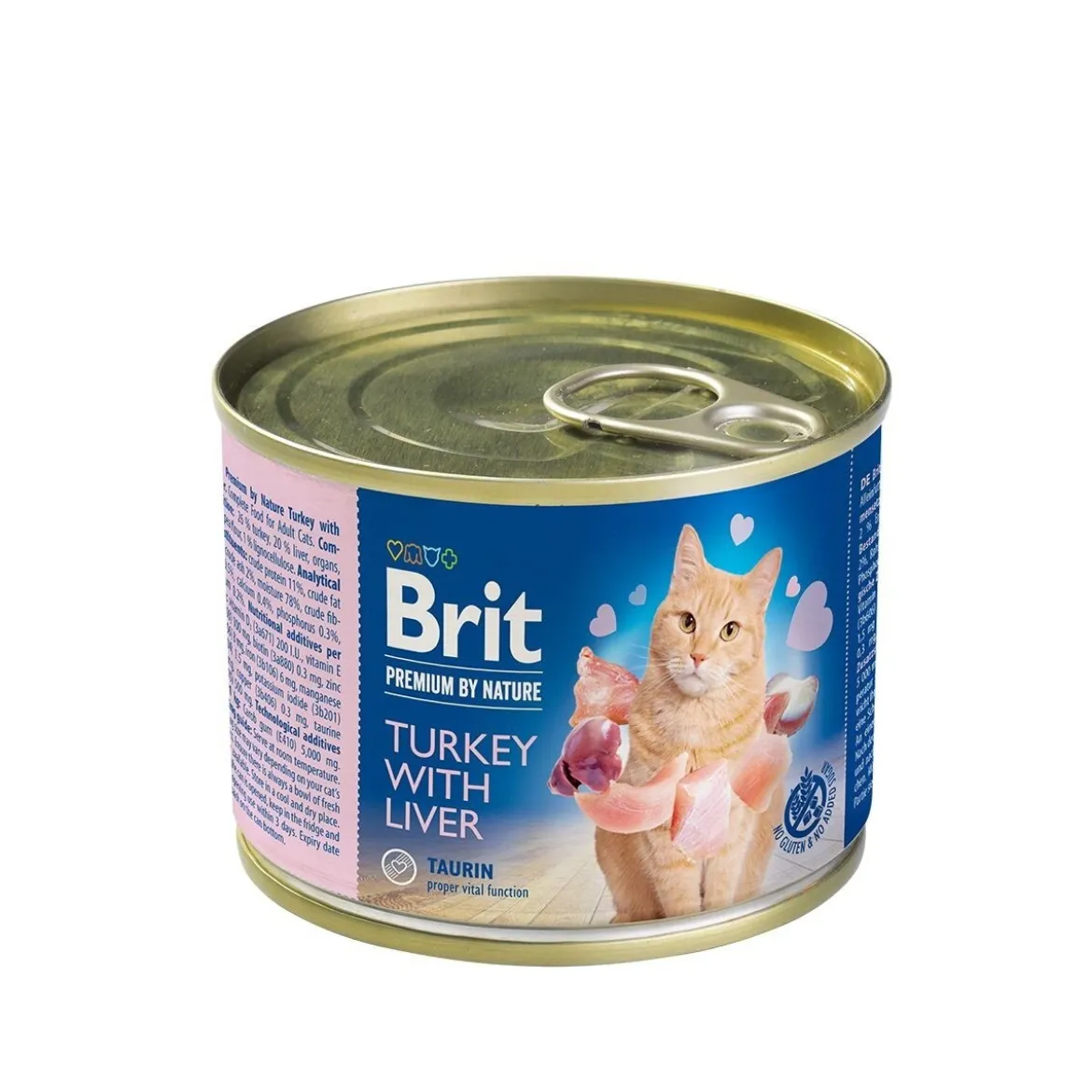 Brit Premium by Nature Cat Kalkkuna & Maksa 200 g