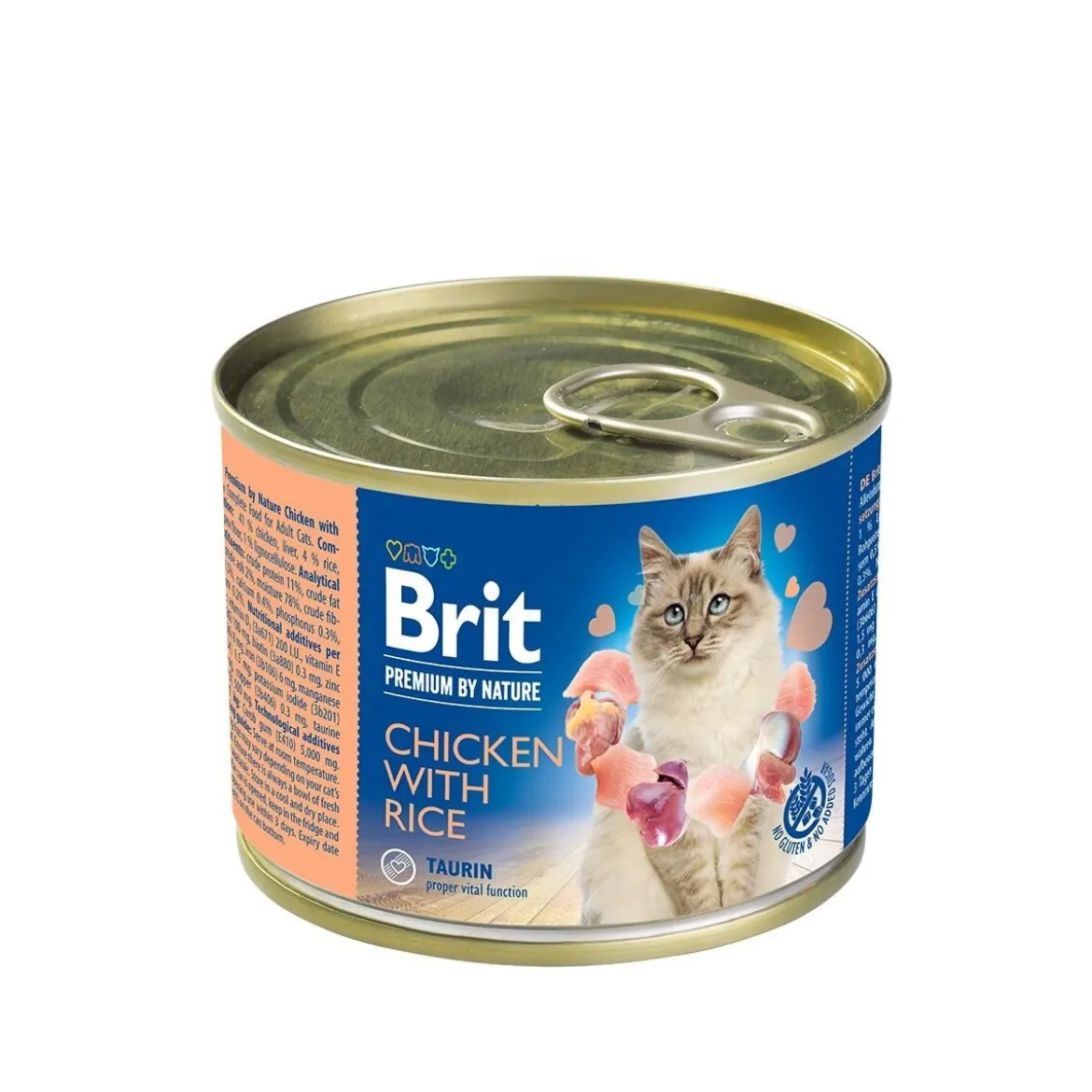 Brit Premium by Nature Cat Kana & Riisi 200 g