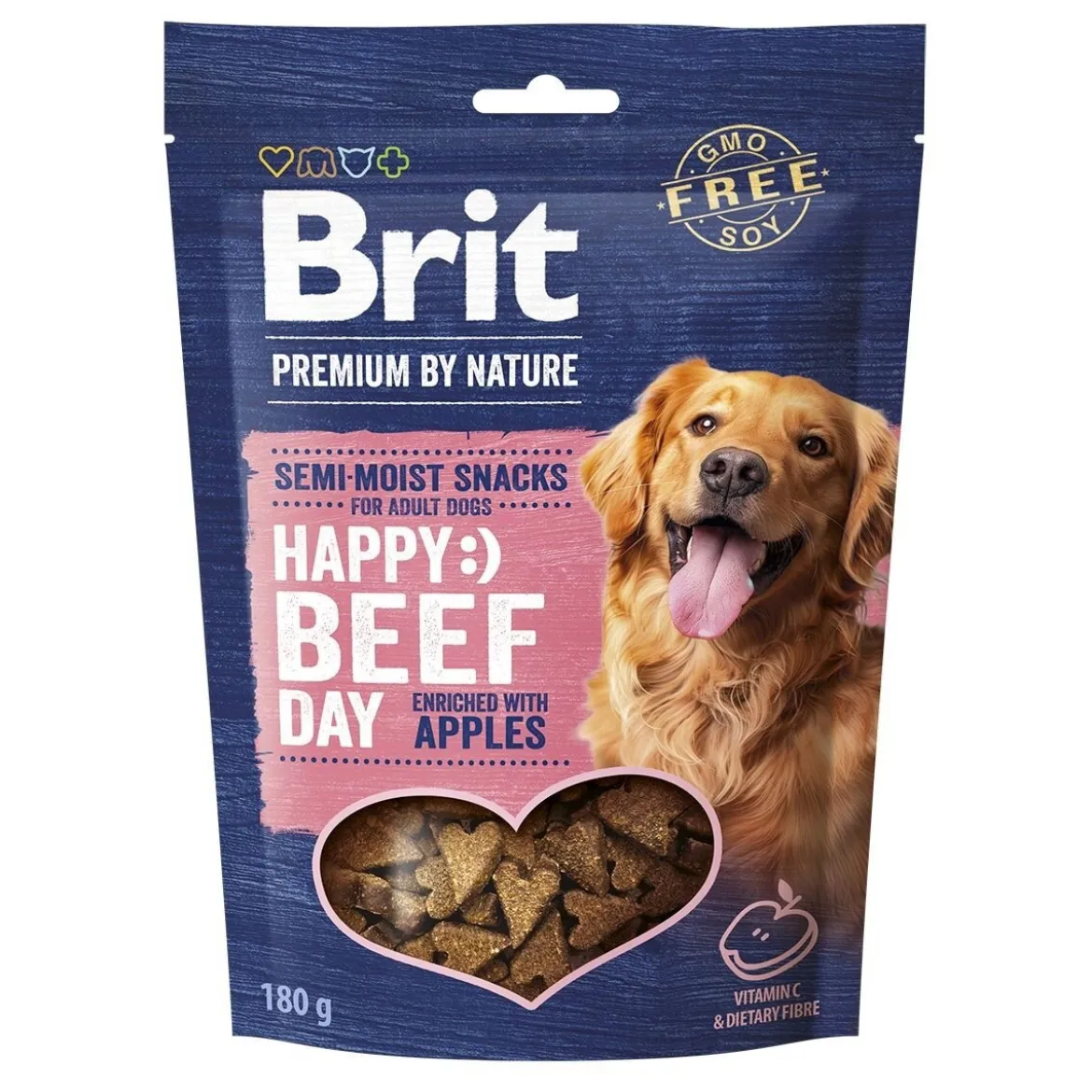Brit Premium by Nature Koiranherkut Nauta & Omenat 180 g
