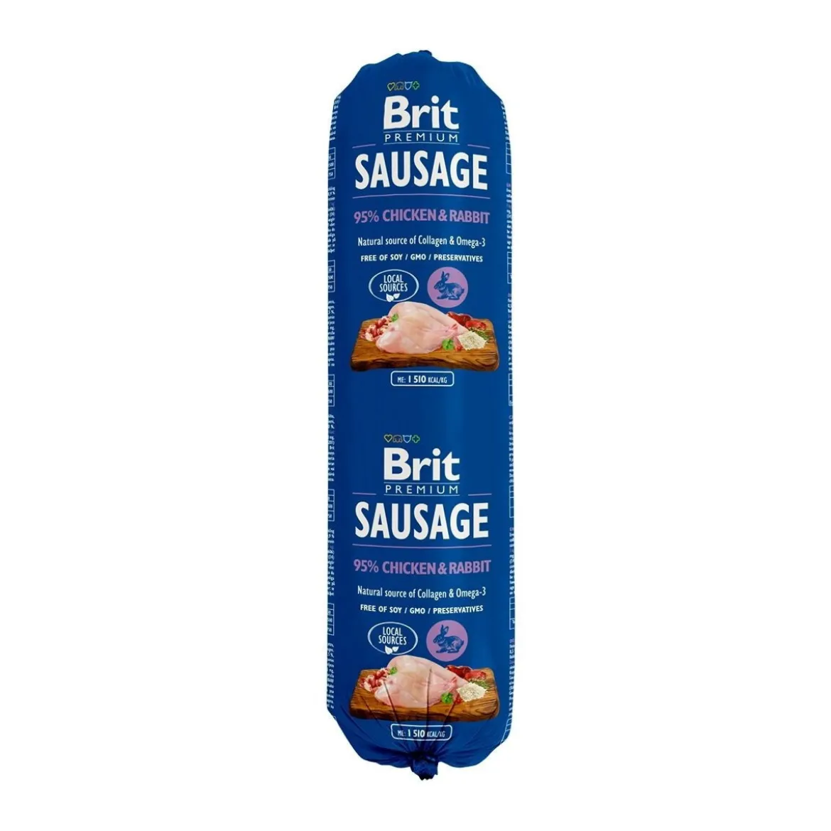 Brit Premium koiranmakkara kana & jänis, 800 g