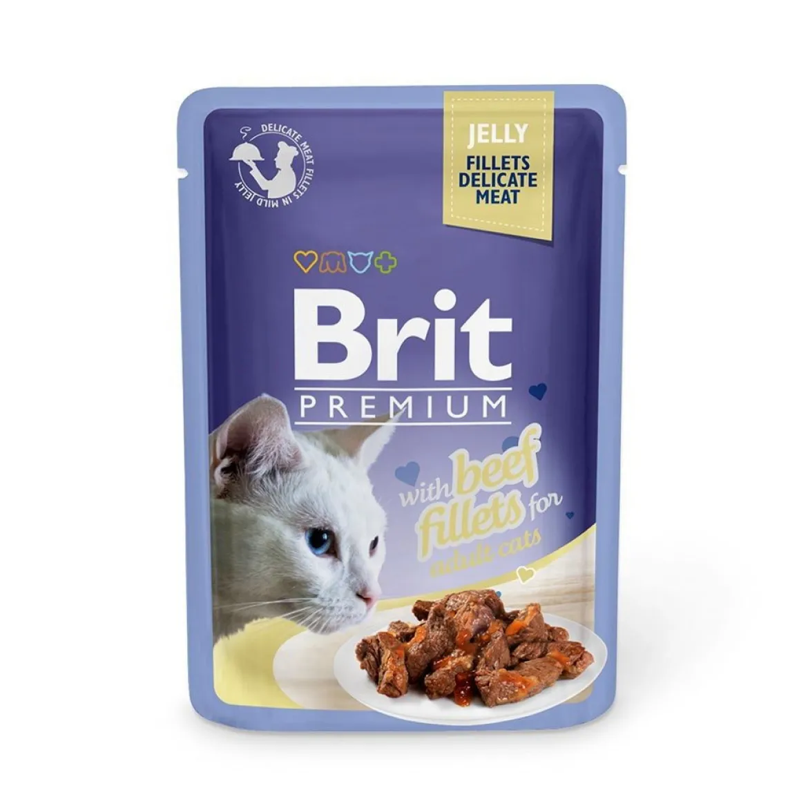 Brit Premium lihapaloja hyytelössä, 85g