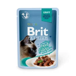 Brit Premium lihapaloja kastikkeessa, 85 g