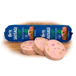 Brit Premium makkara kalkkuna & herne 800g