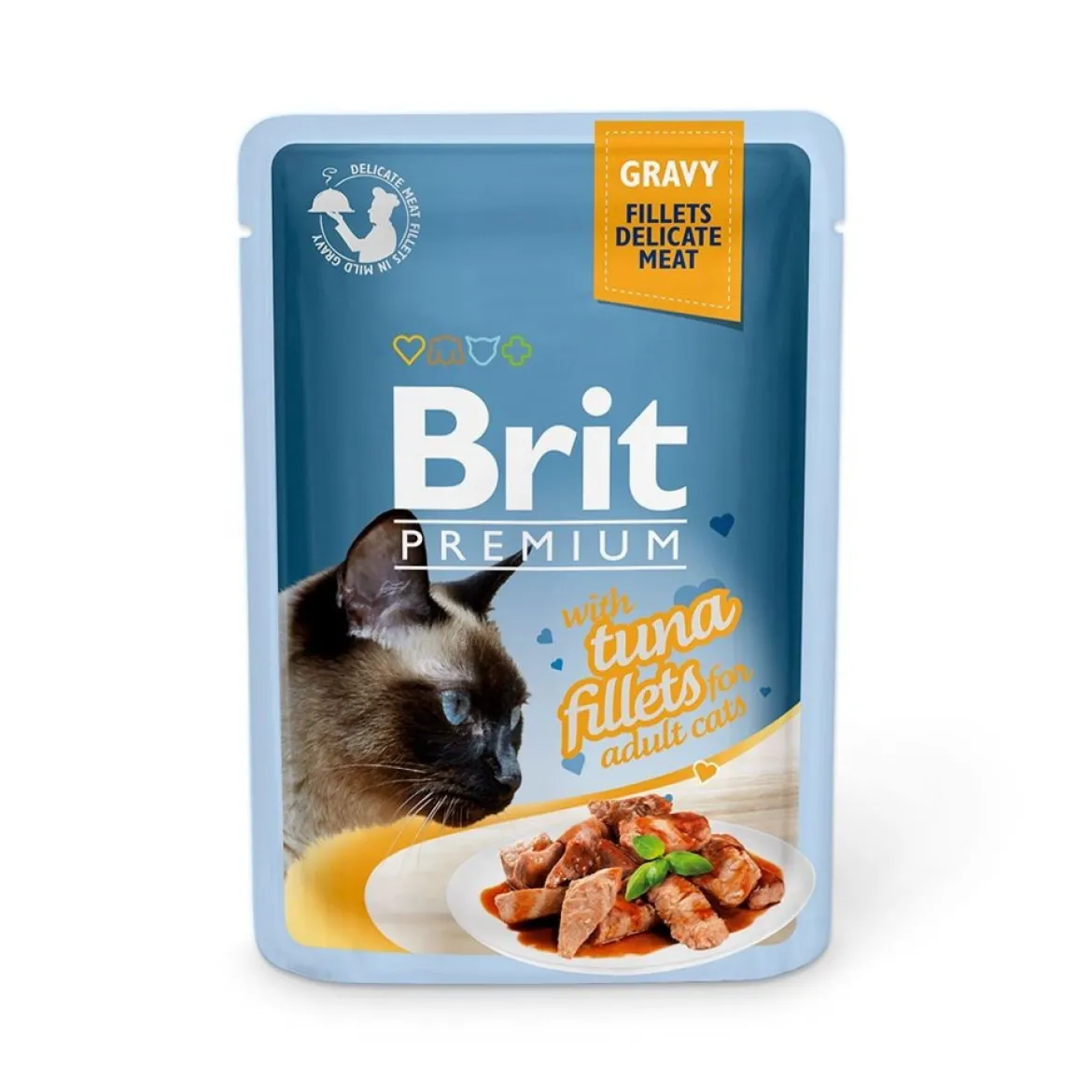 Brit Premium tonnikalapaloja kastikkees. 85g