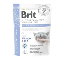 Brit Veterinary Diet Cat Grain Free Calm & Stress Relief Salmon & Pea